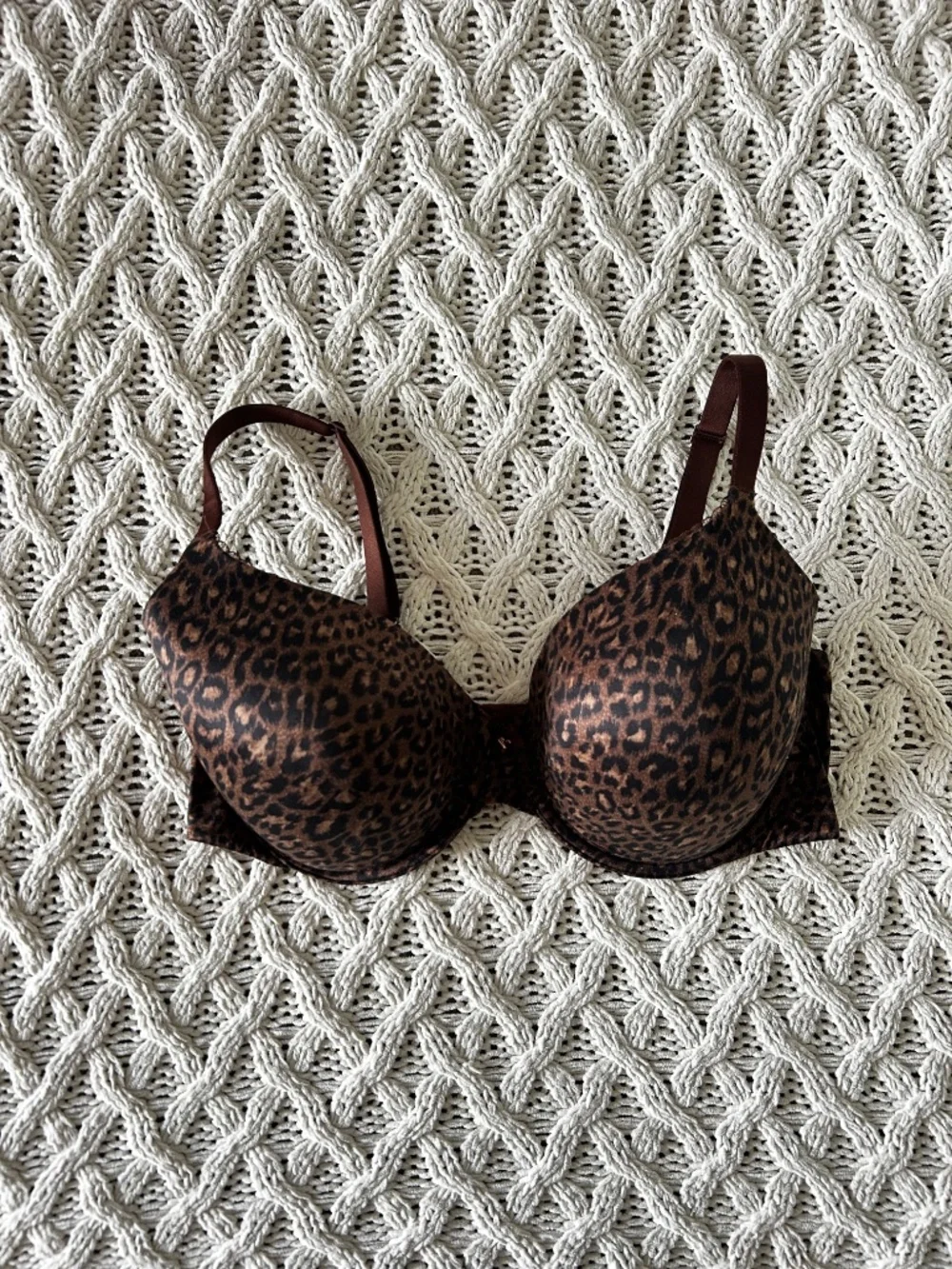 Leopard Print Padded Bra 🤎🖤